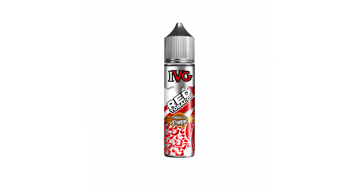 IVG Tobacco 50ml Shortfill - Red Vape E-Liquid | 0mg Nic. Strength ...